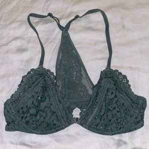 Forest Green Lace Bralette